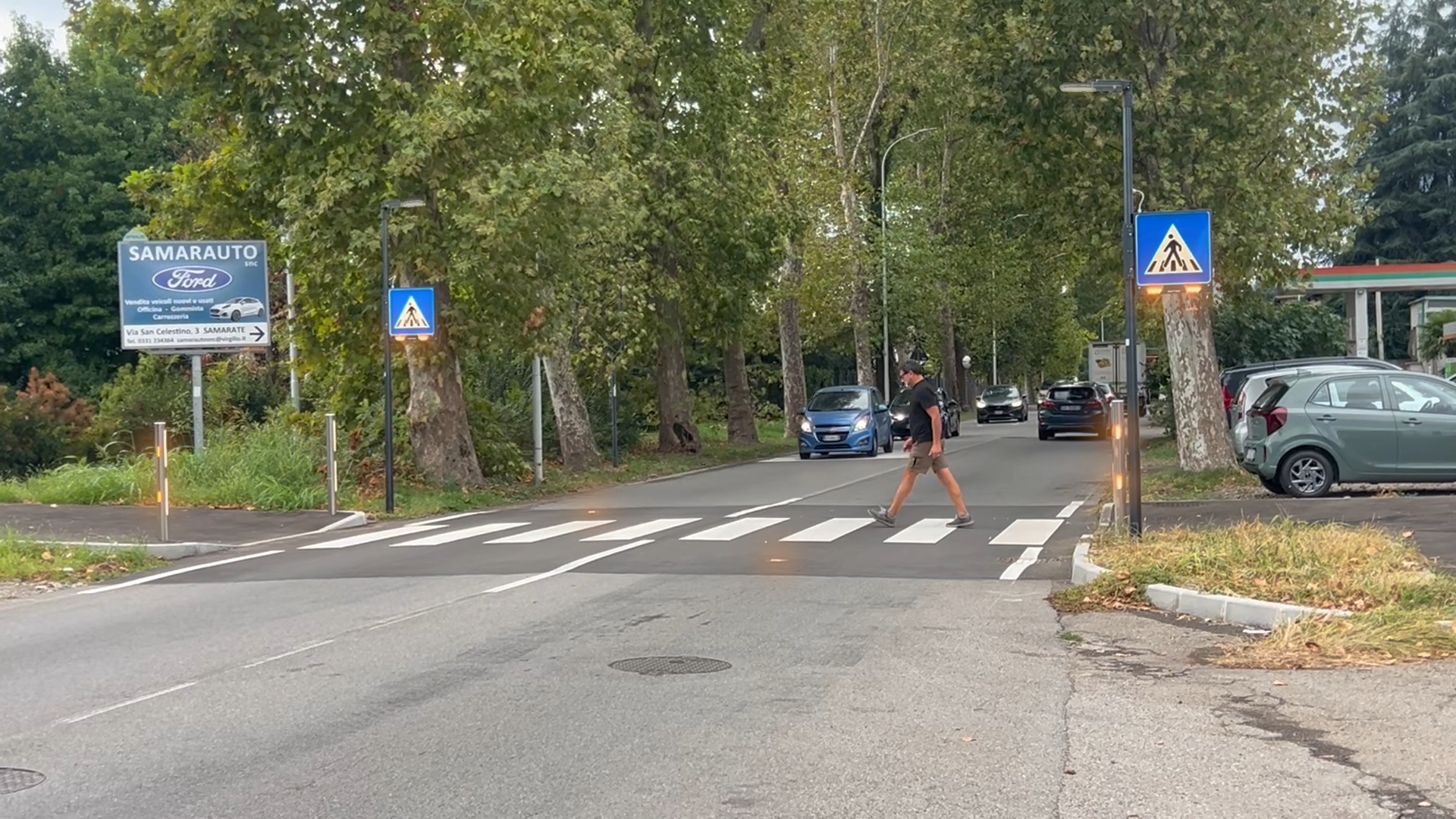 Impianto giorno acceso